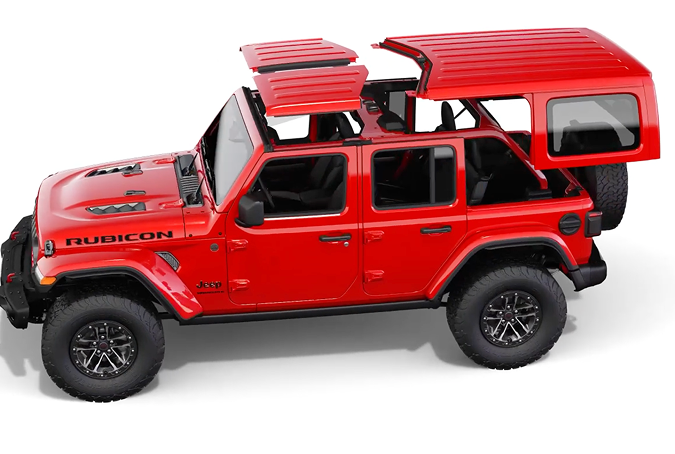 BODY-COLOR THREE-PIECE HARDTOP