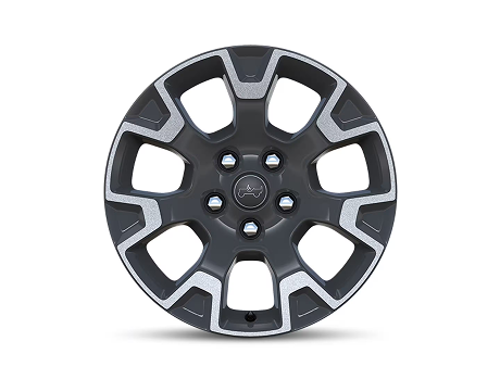 18-Inch Machined Painted Gray Wheels