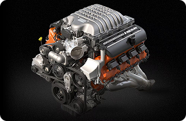 SUPERCHARGED 6.2L HEMI V8 ENGINE