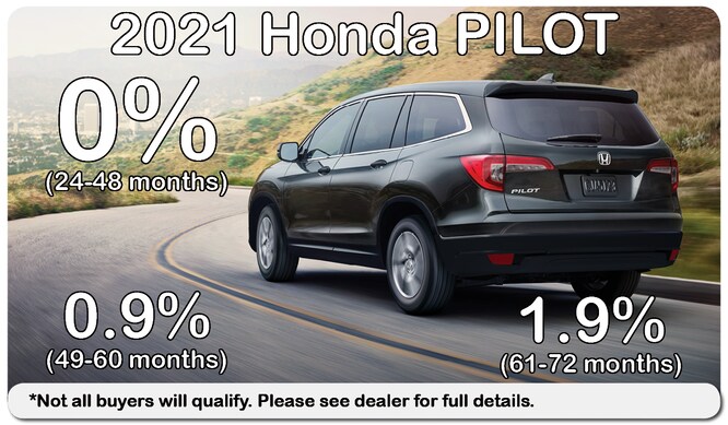 2022 Honda Pilot Finance Special