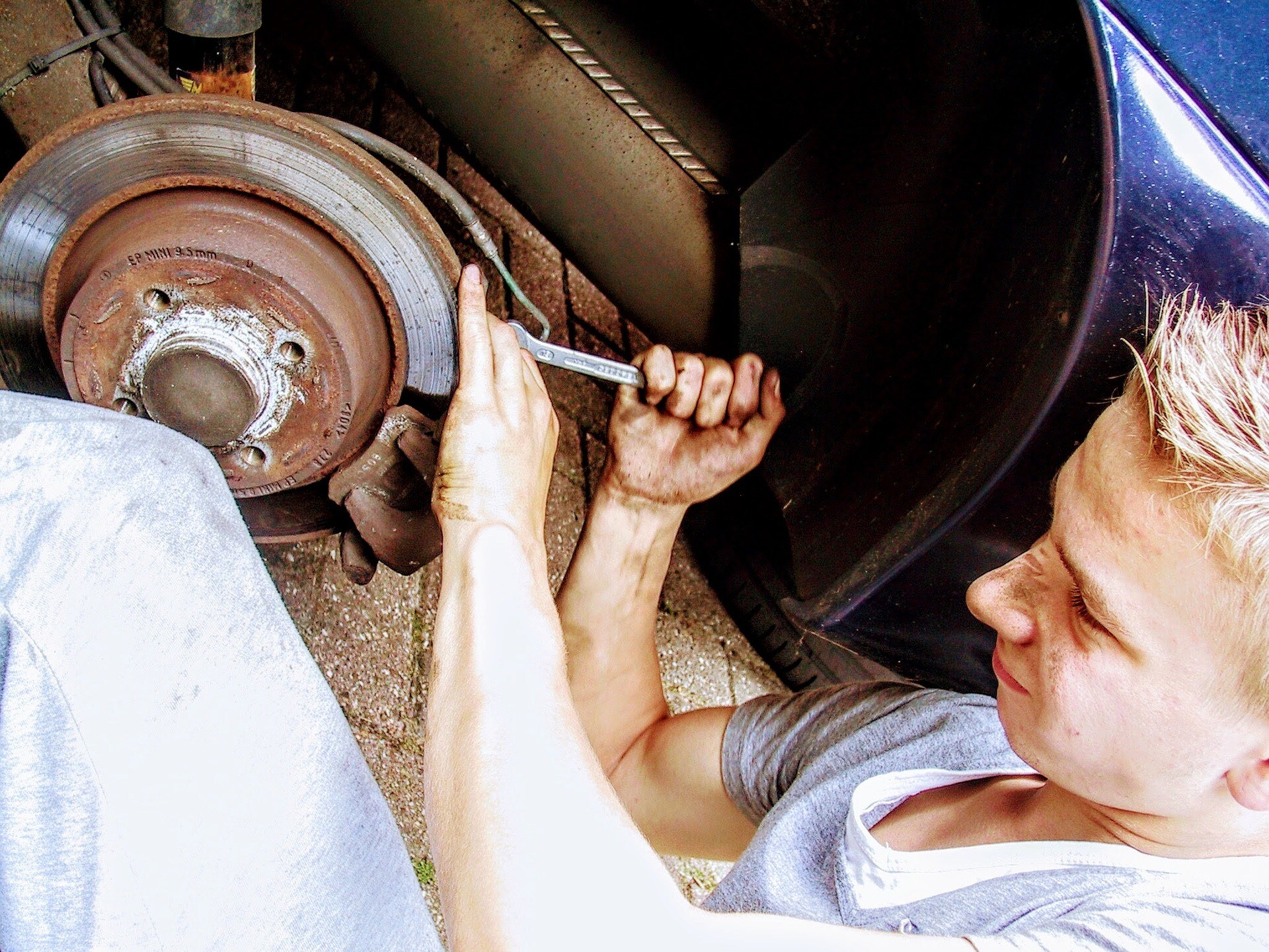 Rusty brakes are dangerous