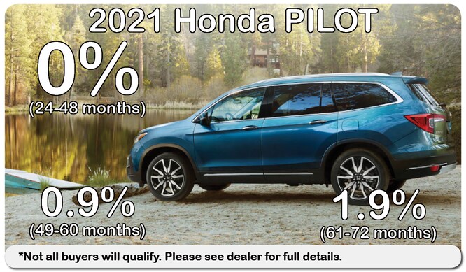 2021 Honda Pilot Finance Special