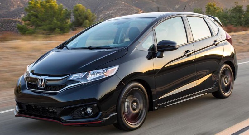2019 Honda Fit Sport in Crystal Black Pearl