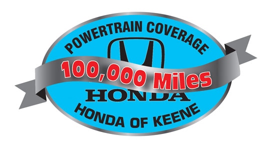 All Honda of Keene customers receive our EXCLUSIVE 100k mile Powertran Coverage at no expense on every new Honda