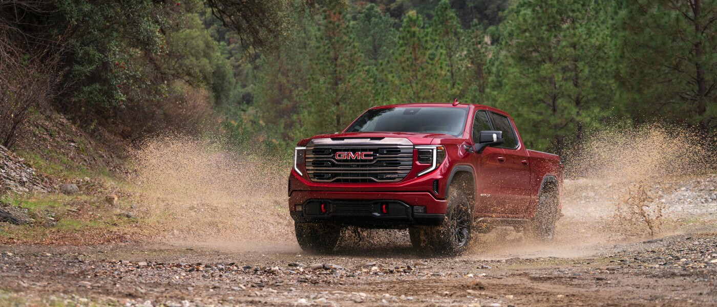 2025 GMC Sierra 1500 Exterior Driving Through Mud