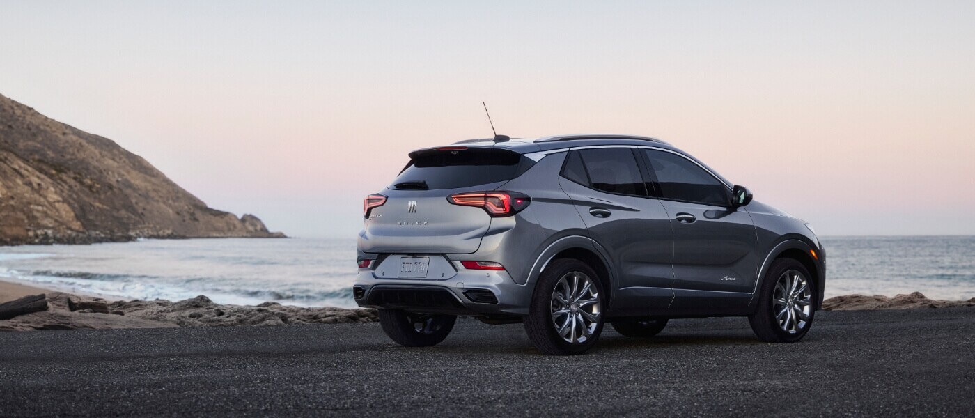 2026 Buick Encore GX Exterior Parked On A Beach Profile View