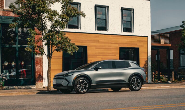 2025 Chevy Equinox EV parked on a street