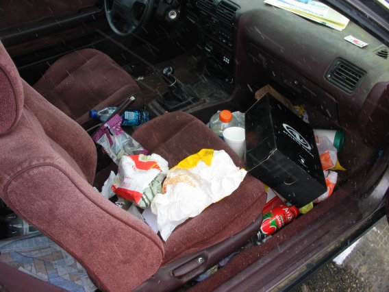 Car Full of Clutter