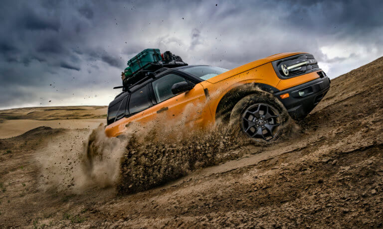 2021 Ford Bronco Sport exterior offroad dirt hill