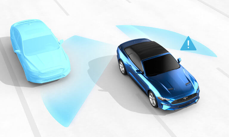 2021 Ford Mustang exterior safety sensors
