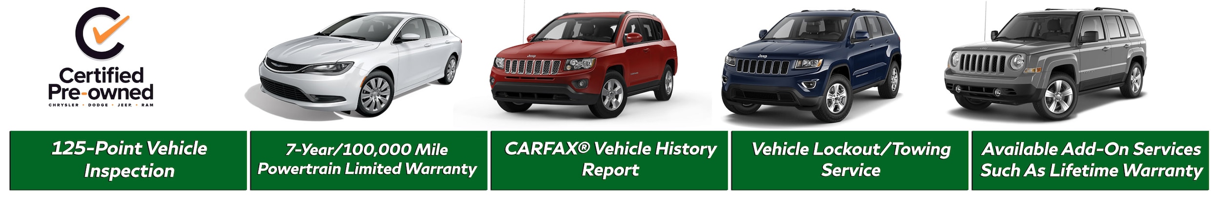 Shop Certified Pre-Owned Jeeps
Massachusetts