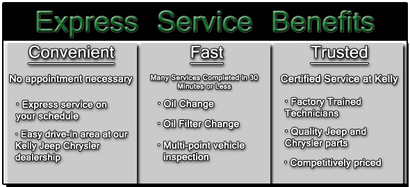 Kelly Jeep Chrysler Express Service