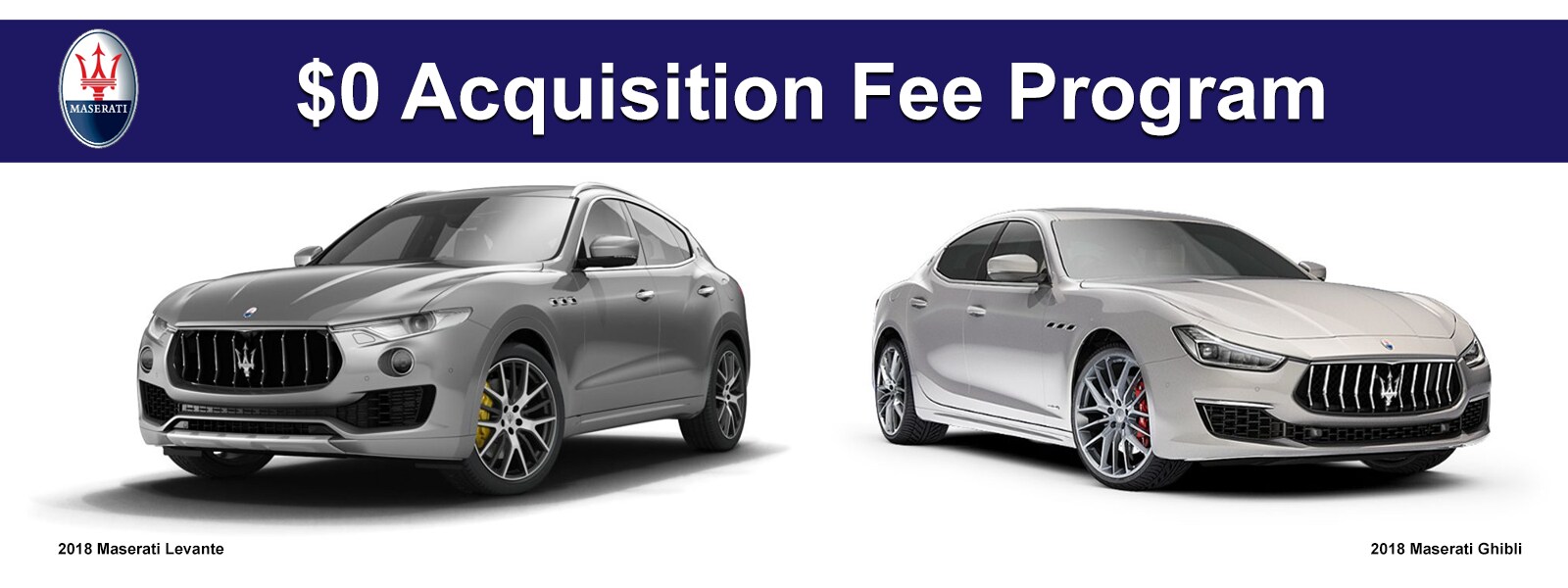 Zero Acquisition Fee At Kelly Maserati In Danvers, MA