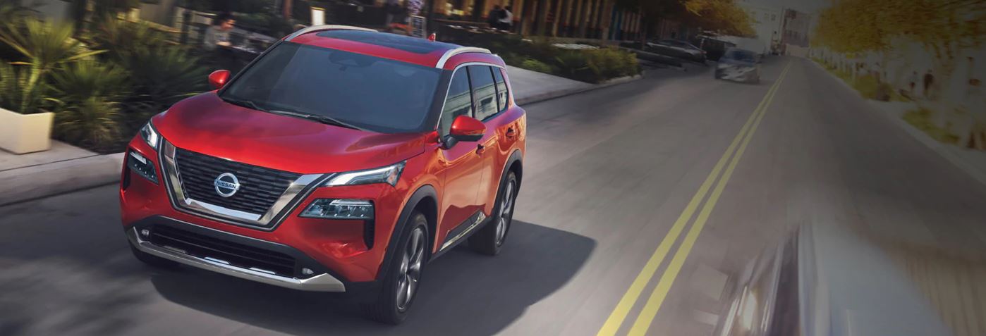 Breathtaking design outside the 2021 Nissan Rogue SUV