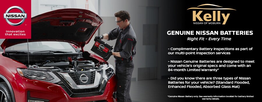 Genuine Nissan Batteries at Kelly Nissan of Woburn