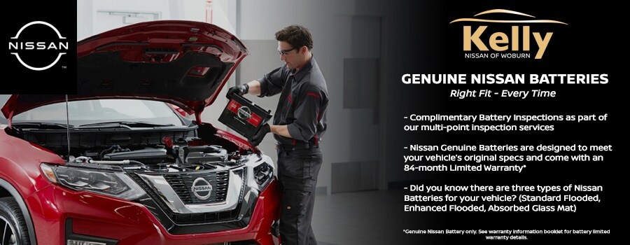 Genuine Nissan Batteries at Kelly Nissan of Woburn