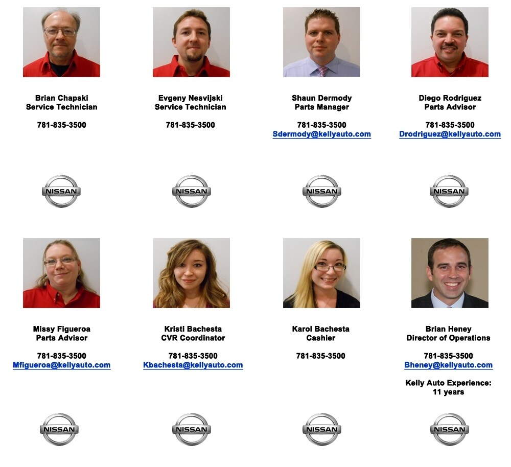 Meet Our Wonderful Kelly Nissan of Woburn staff
