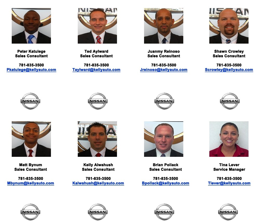 Meet Our Wonderful Kelly Nissan of Woburn staff