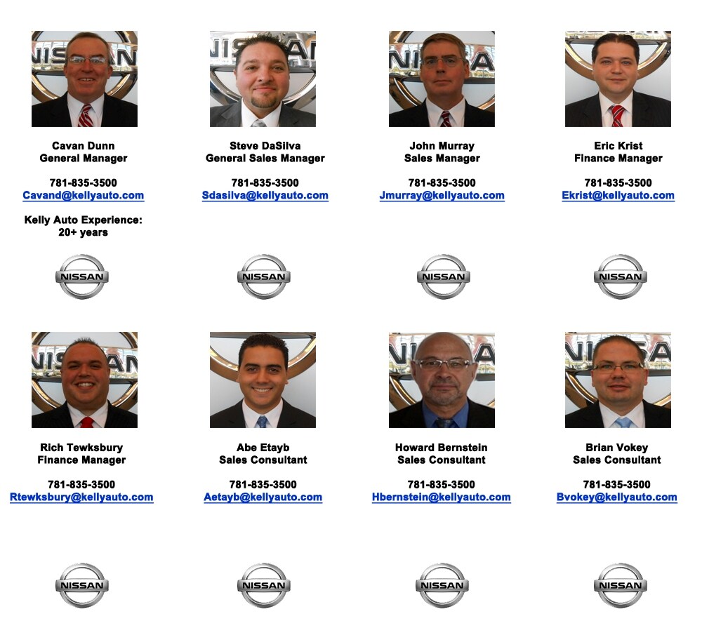 Meet Our Wonderful Kelly Nissan of Woburn staff