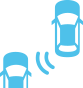 Blind Spot Detection Icon