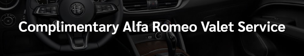 Complimentary Alfa Romeo Valet Service