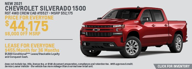 April Specials - Kenny Kent Chevy April Specials - Kenny Kent Chevy