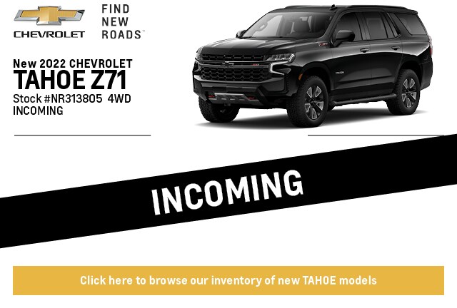 Tahoe Incoming