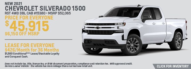 April Specials - Kenny Kent Chevy April Specials - Kenny Kent Chevy