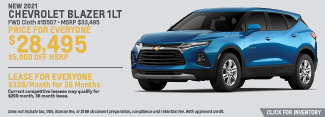 April Specials - Kenny Kent Chevy April Specials - Kenny Kent Chevy