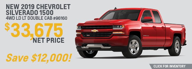2019 Chevroltet Silverado 1500 4WD LD LT Double Cab