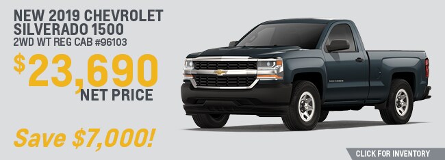 2019 Chevrolet Silverado 1500 2WD WT REG CAB