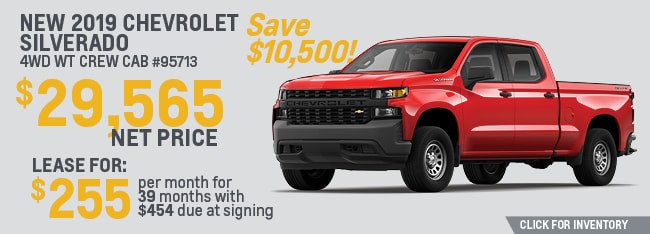 2019 Chevrolet Silverado 4WD WT Crew Cab