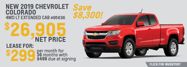 2019 Chevrolet Colorado 4WD LT Extended Cab