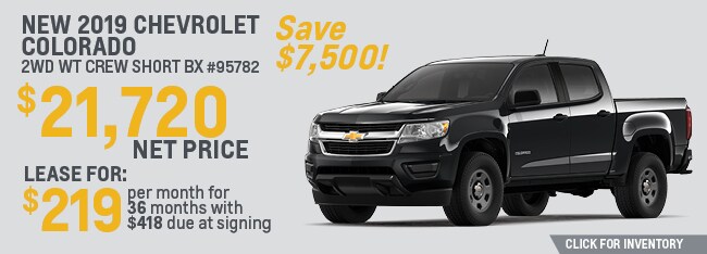 2019 Chevrolet Colorado 2WT Crew Short BX