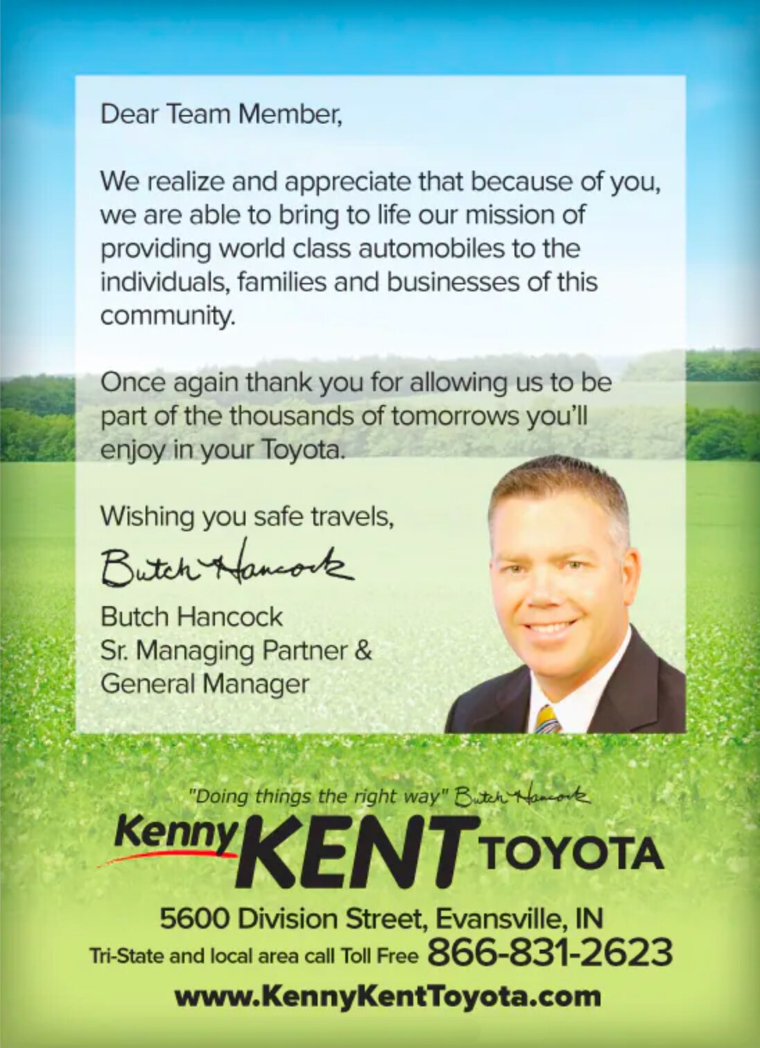 Toyota Indiana Team Members