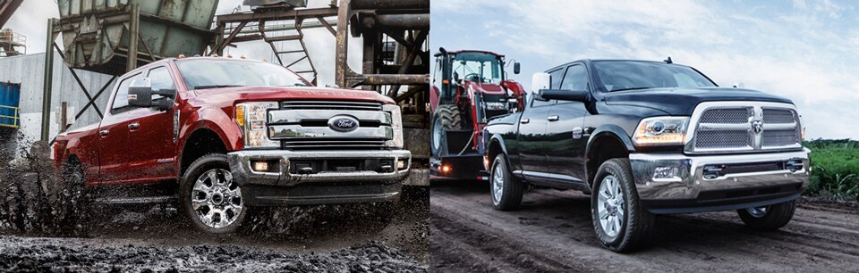 Ford F-250 Super Duty vs. Ram 2500