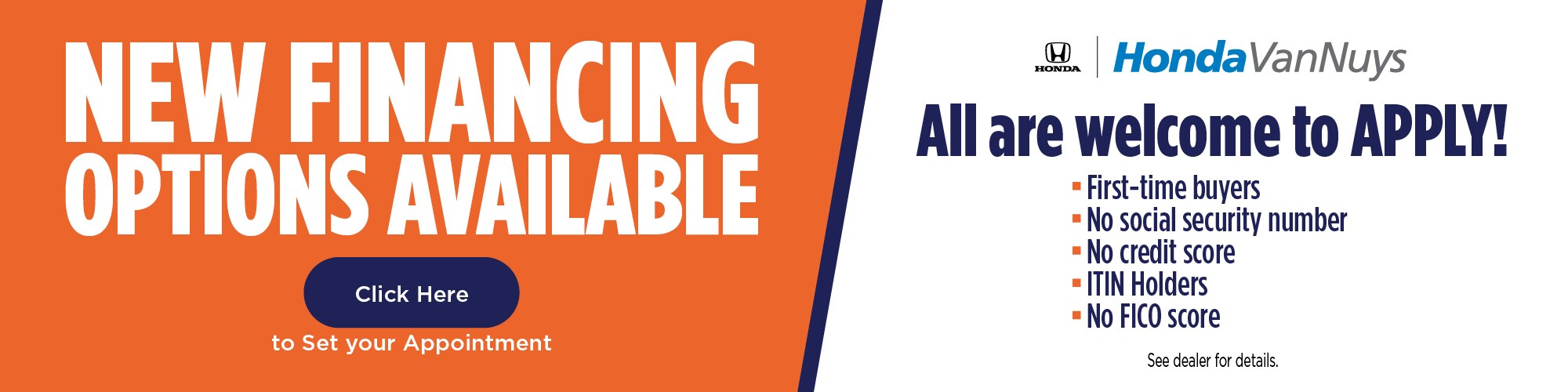 Financing Options at Honda Van Nuys