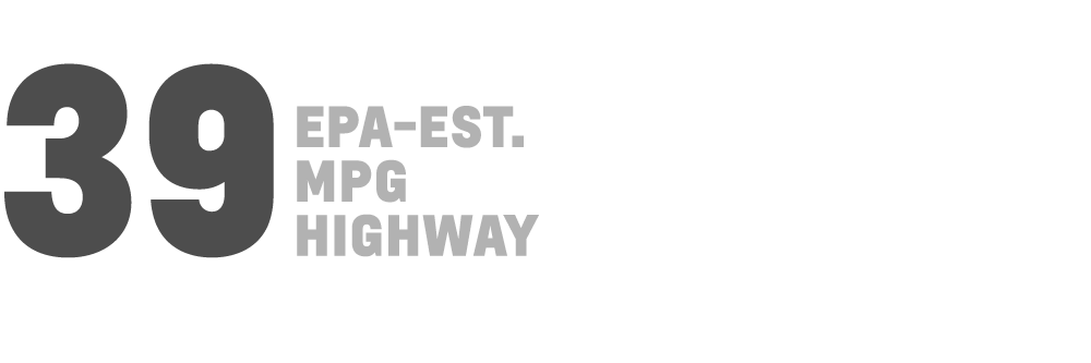 39 epa-est. mpg highway
