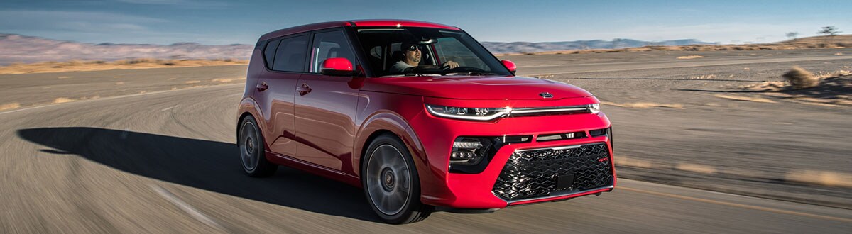 Red 2020 Kia Soul