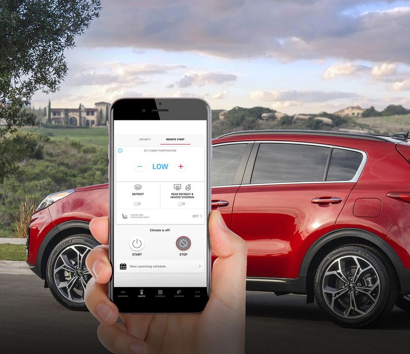 2022 Kia Sportage with remote climate control