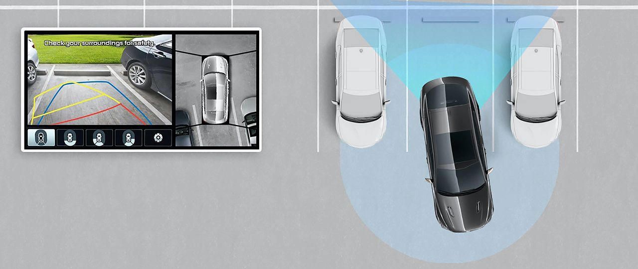 2022 Kia Stinger with surround view monitor (SVM)