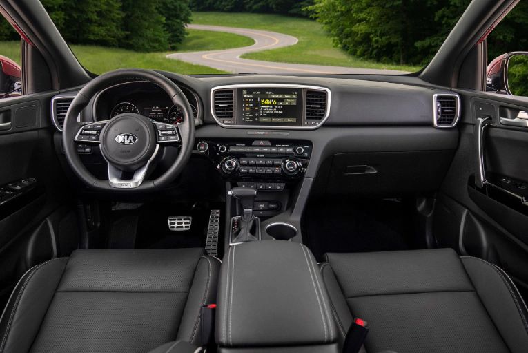 2022 Kia Sportage with 8 inch touchscreen