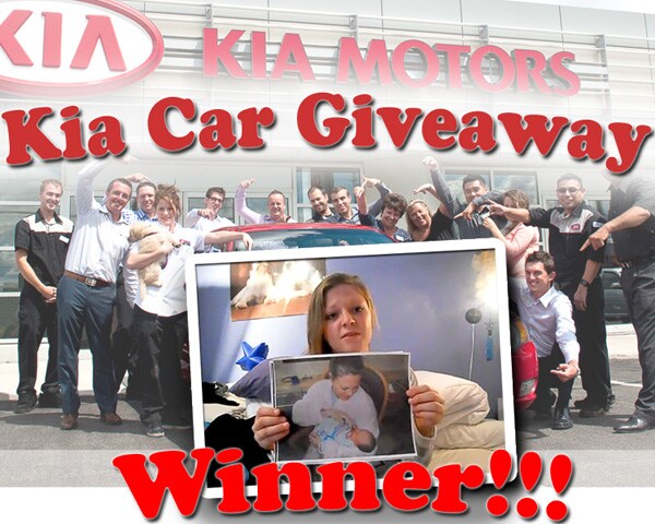 Kia Car Giveaway Contest Winner!!
