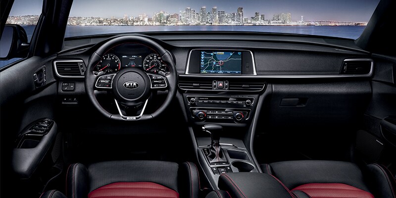 Kia Optima interior front seats