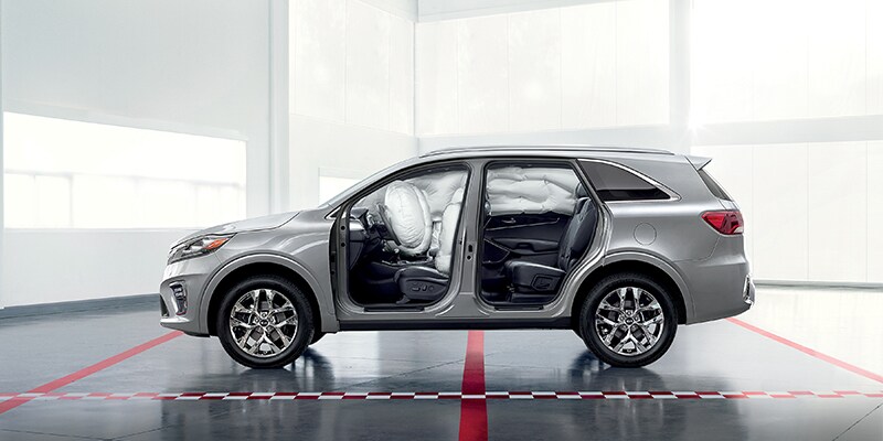 Kia Sorento deployed airbags