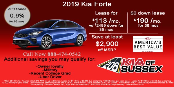 2019 Kia Forte Internet Specials