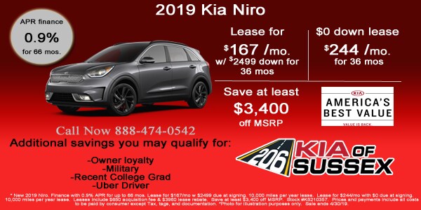 2019 Kia Niro Internet Specials