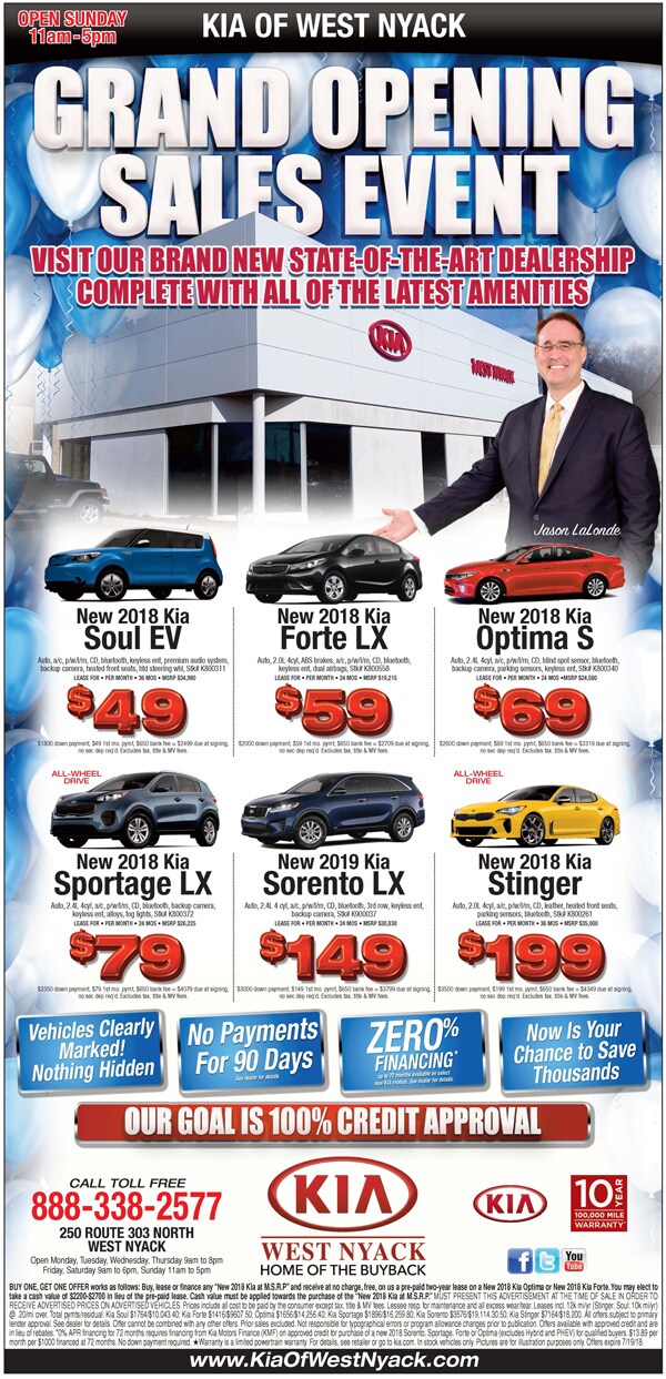 Grand Opening Sales Event