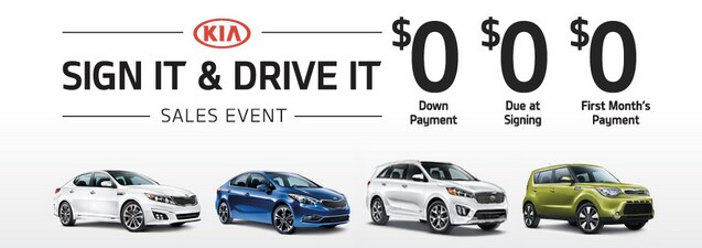 sign it and drive it sales event
