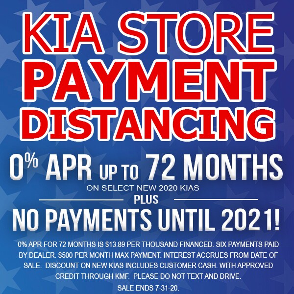 Kia Payment Distancing